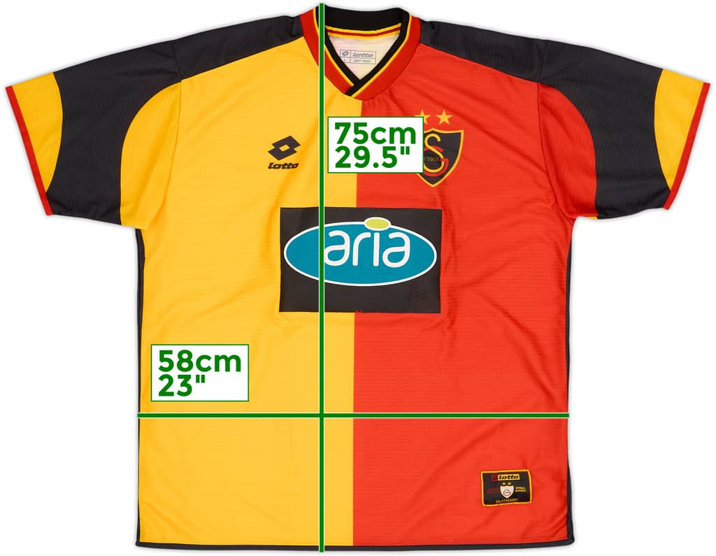 2001-02 Galatasaray Home Shirt - 6/10 - (L)