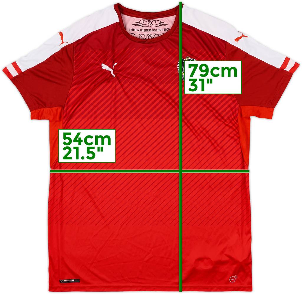 2016-17 Austria Home Shirt - 8/10 - (XL)