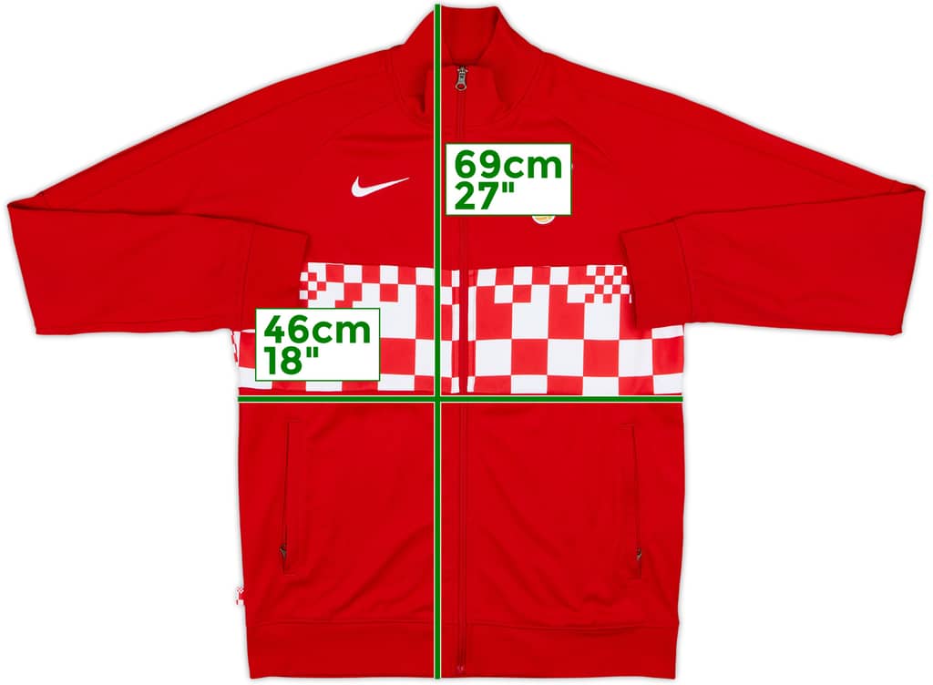 2020-21 Croatia Nike Track Jacket - 8/10 - (XL.Boys)