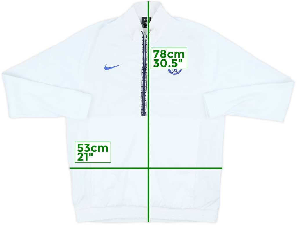 2020-21 Chelsea Nike 1/4 Zip Training Top - 8/10 - (M)