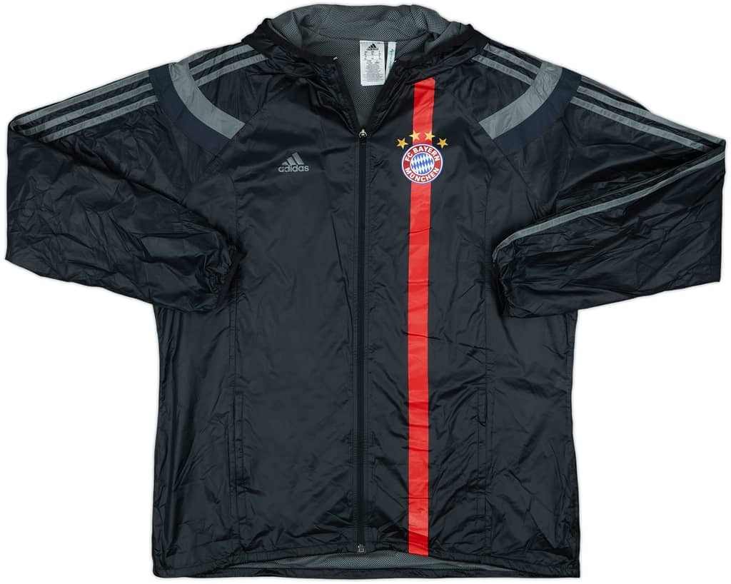 2014-15 Bayern Munich adidas Hooded Track Jacket - 8/10 - (XL)