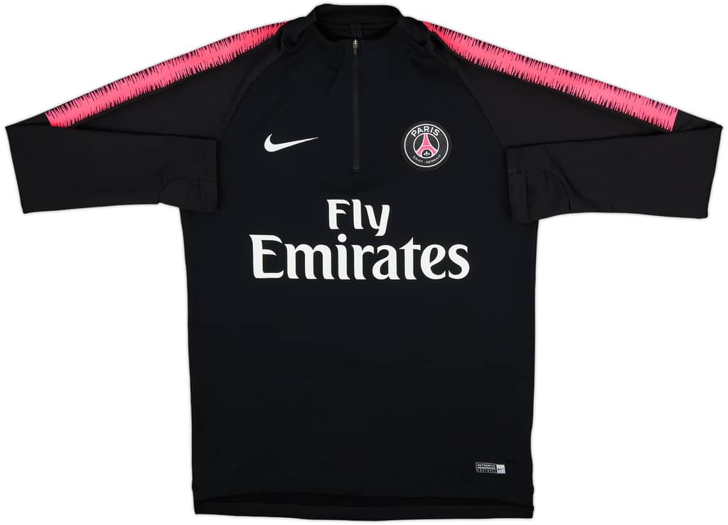 2018-19 Paris Saint-Germain Nike 1/4 Zip Drill Top - 10/10 - (M)