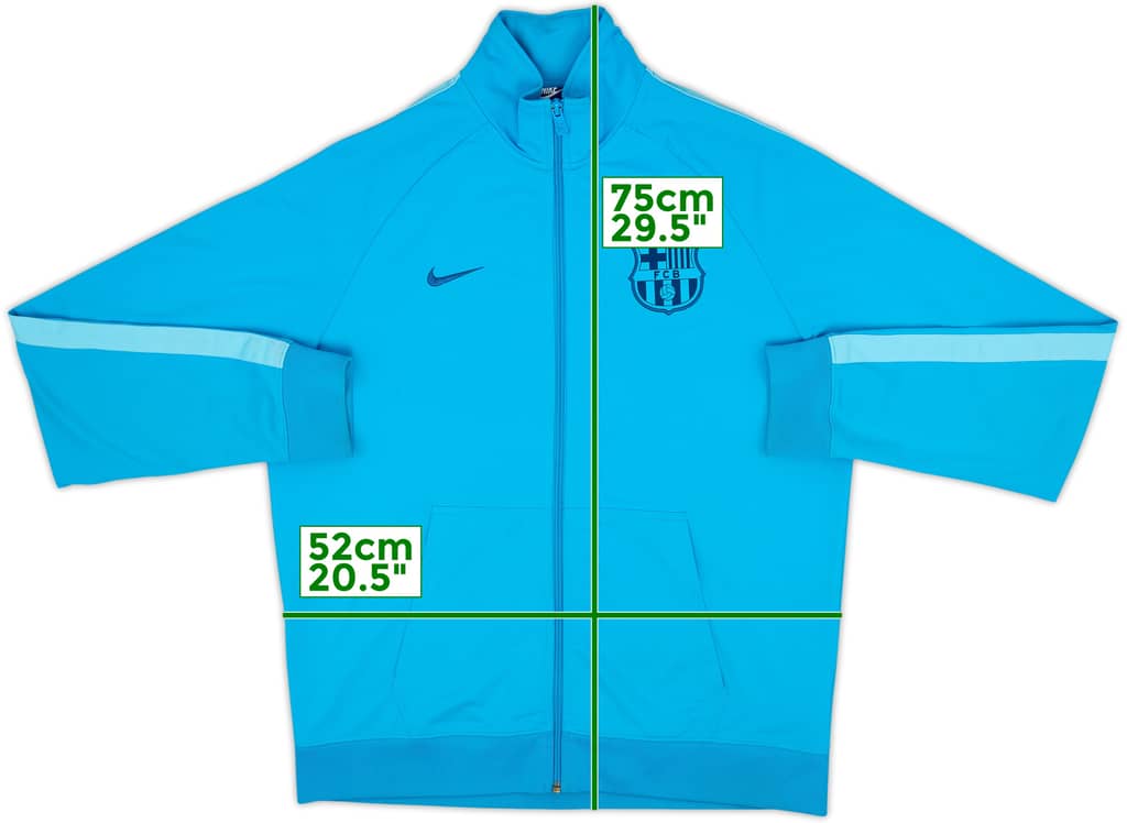 2019-20 Barcelona Nike Track Jacket - 7/10 - (L)