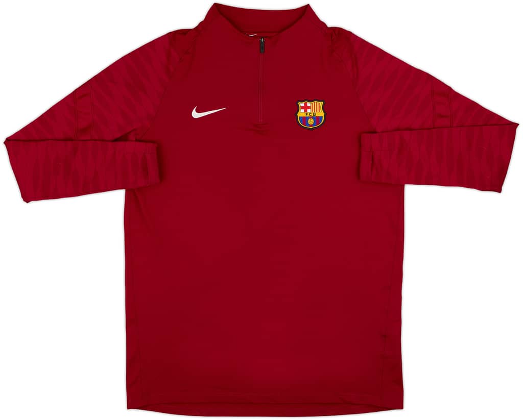2021-22 Barcelona Nike 1/4 Zip Drill Top - 8/10 - (L)