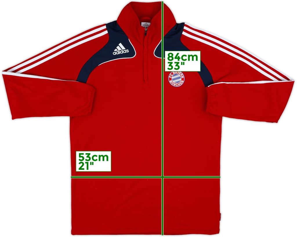 2008-09 Bayern Munich adidas 1/4 Zip Fleece - 8/10 - (M/L)