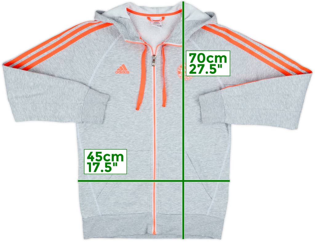 2012-13 Bayern Munich adidas Hooded Track Jacket - 8/10 - (XS)