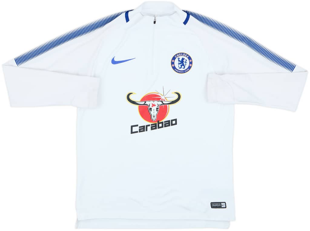 2017-18 Chelsea Nike 1/4 Zip Drill Top - 8/10 - (S)