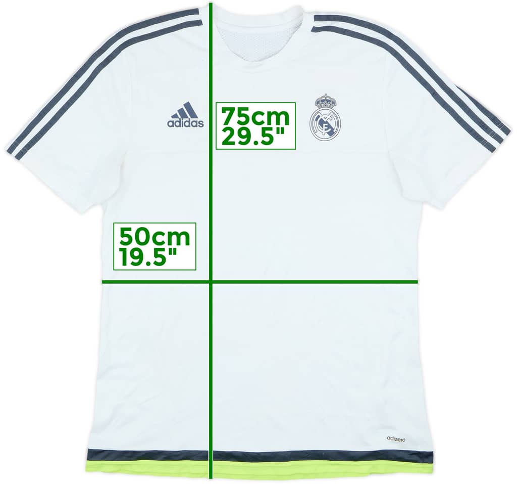 2015-16 Real Madrid adizero Training Shirt - 7/10 - (L)