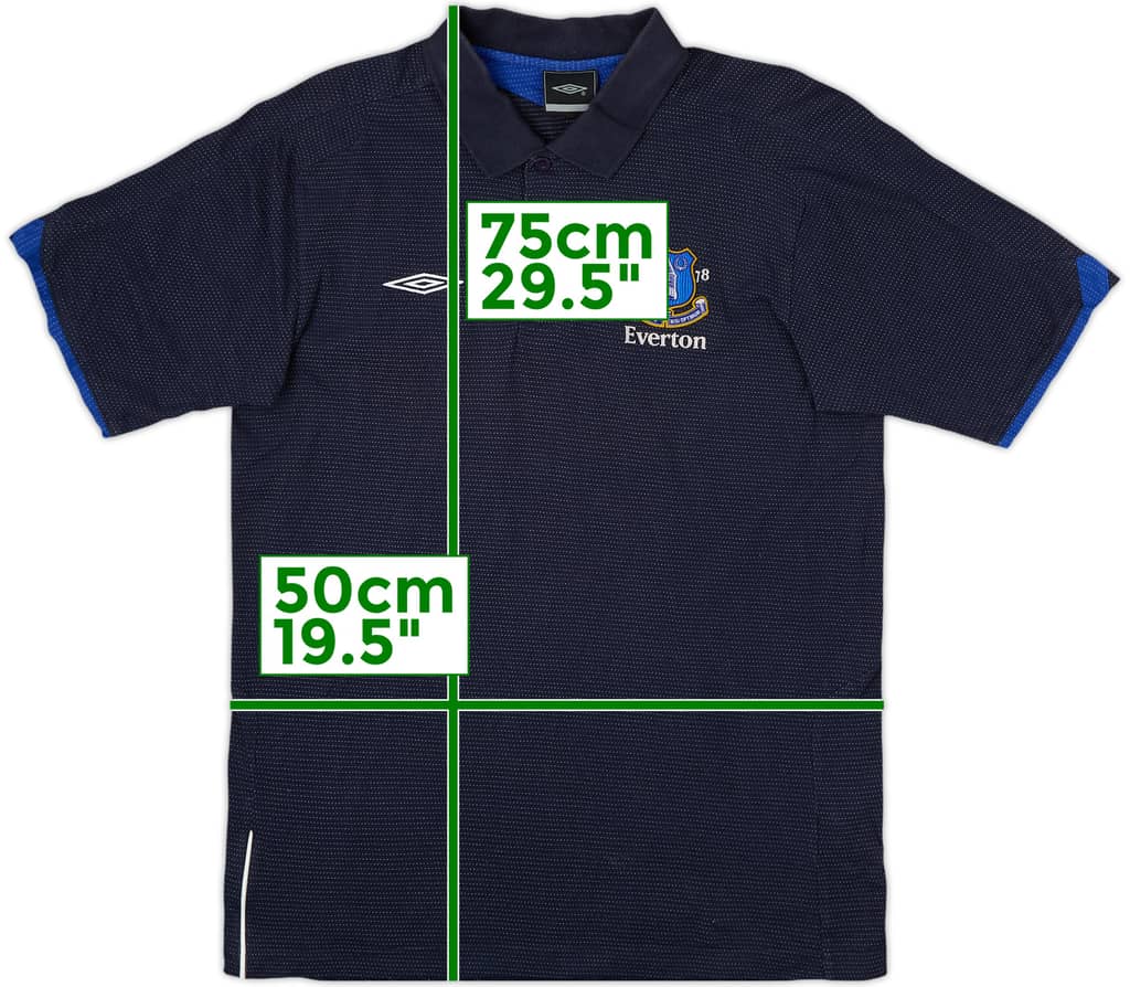 2007-08 Everton Umbro Polo Shirt - 9/10 - (M)