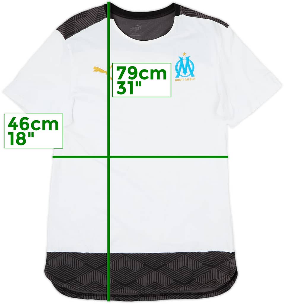 2020-21 Olympique Marseille Puma Playera de Algodón - 7/10 - (L)