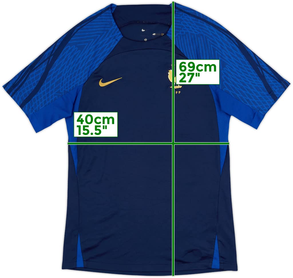 2022-23 France Nike Training Shirt - 8/10 - (S)