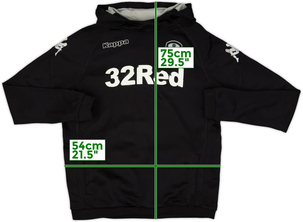 2017-18 Leeds United Kappa Hooded Top - 4/10 - (XXL)