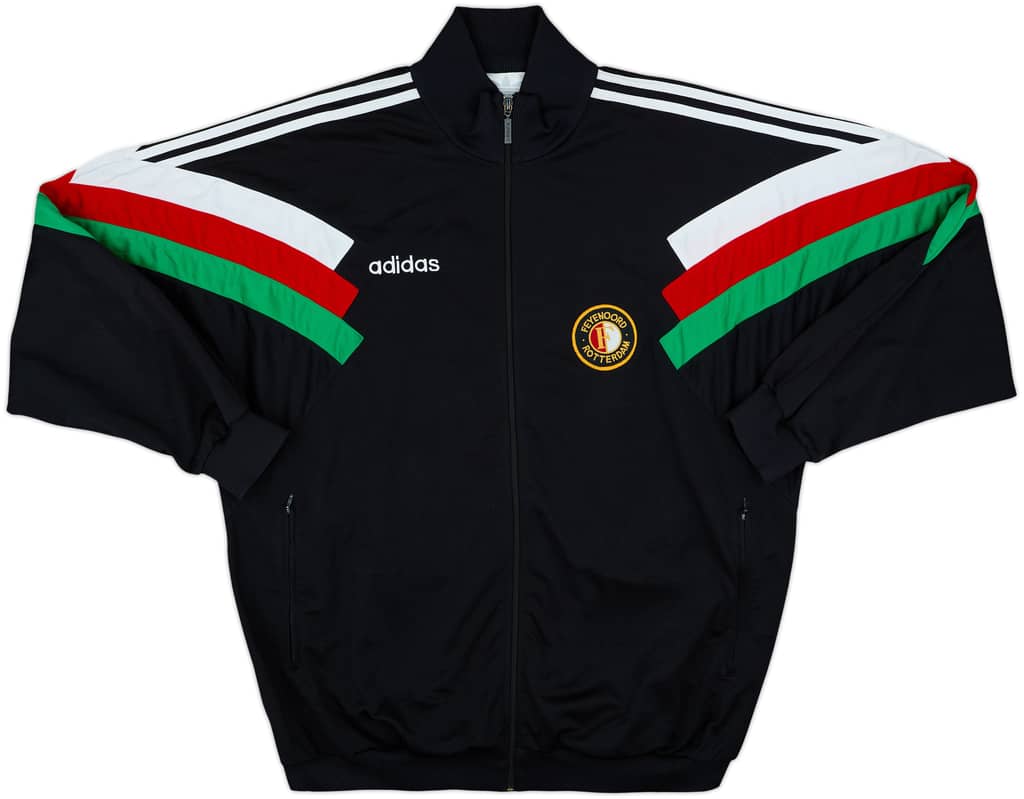 1990-92 adidas Template Track Jacket (Feyenoord) - 8/10 - (XL/XXL)