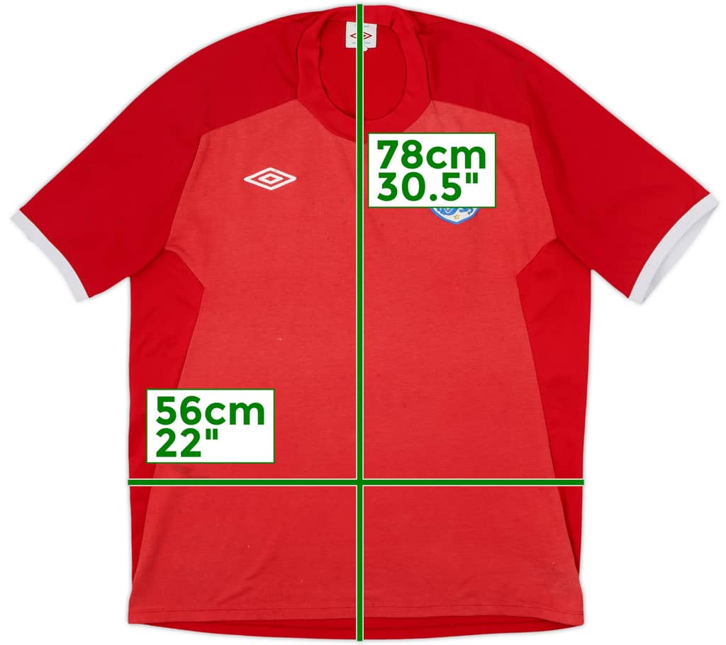 2010-11 England Away Shirt - 5/10 - (XL)