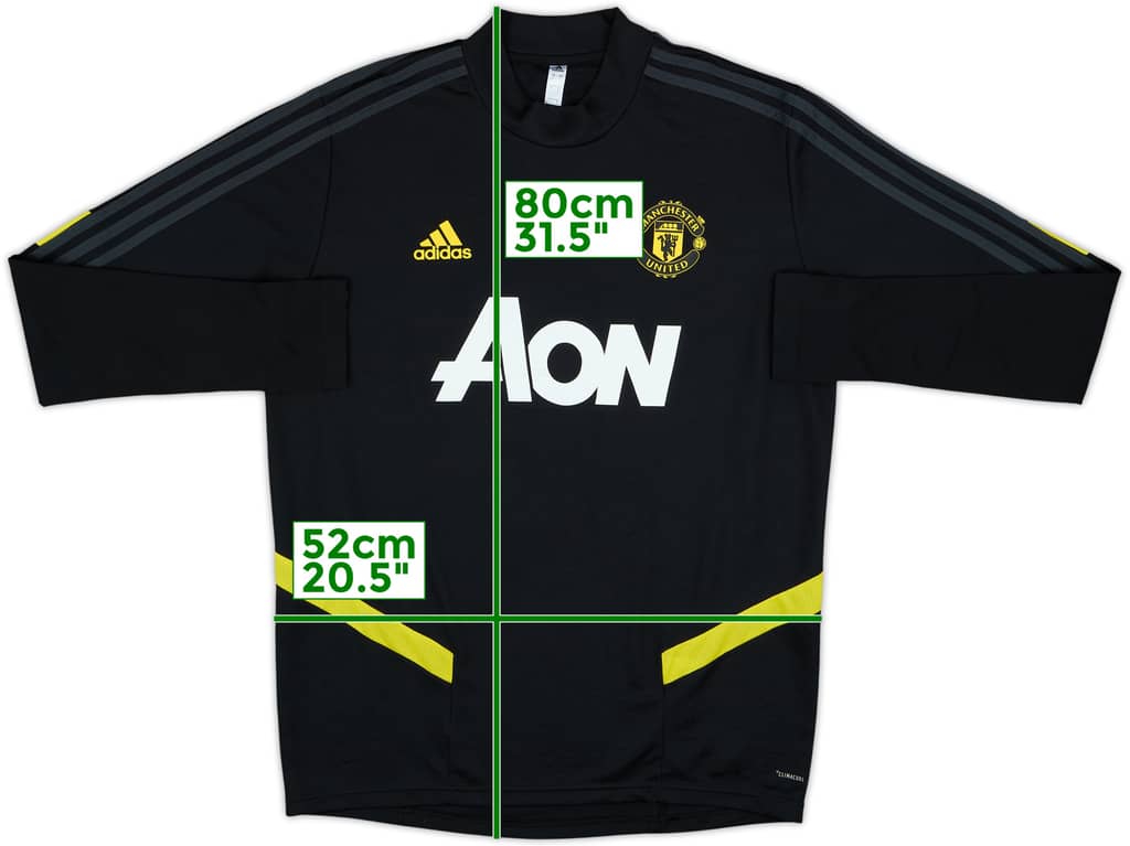 2019-20 Manchester United adidas Sweat Top - 7/10 - (L)