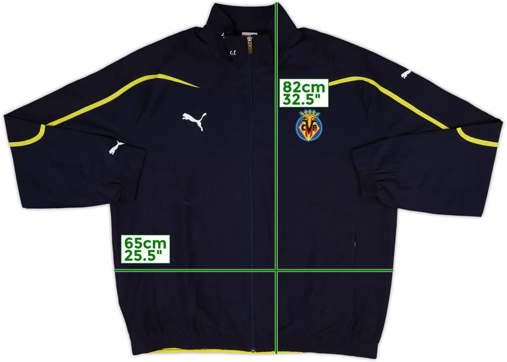 2010-11 Villarreal Puma Track Jacket - 8/10 - (XXL)