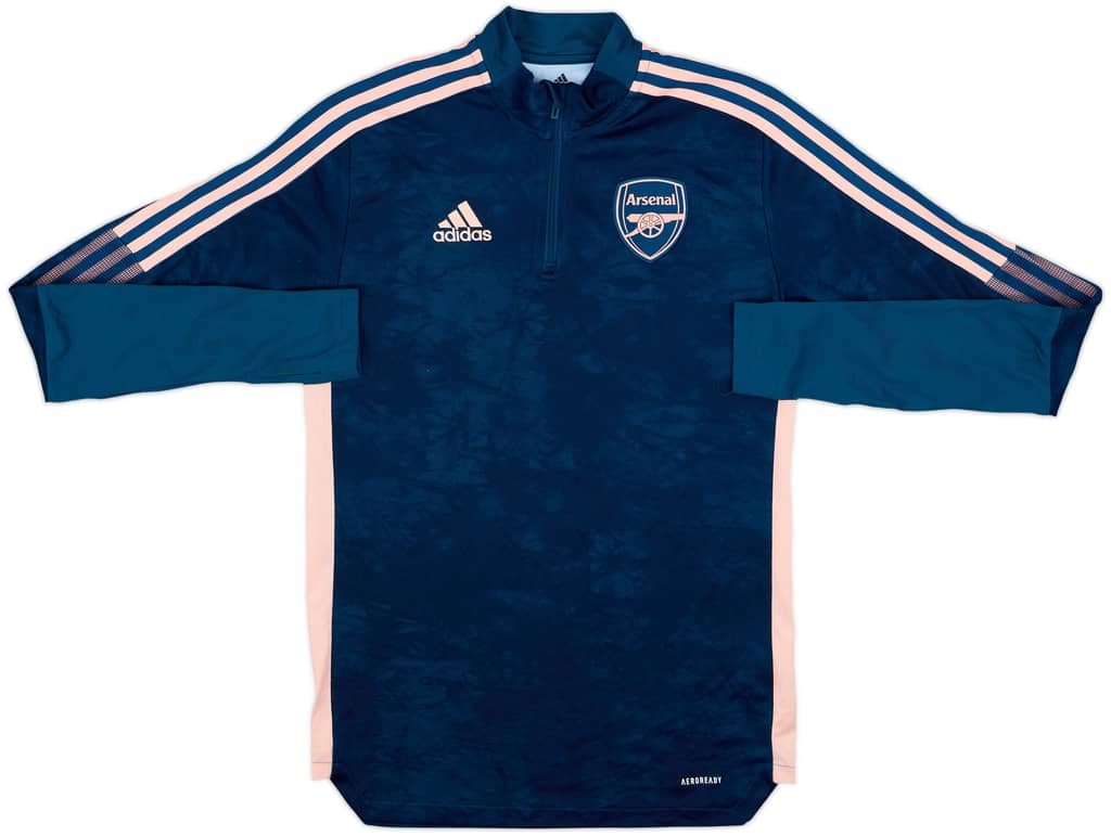 2020-21 Arsenal adidas 1/4 Zip Training Top - 8/10 - (S)