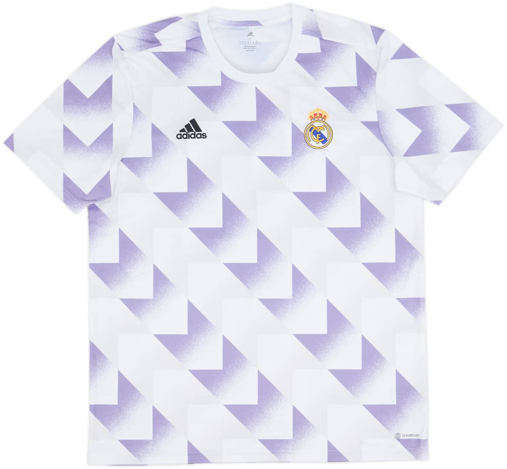 2022-23 Real Madrid adidas Training Shirt - 6/10 - (XL)