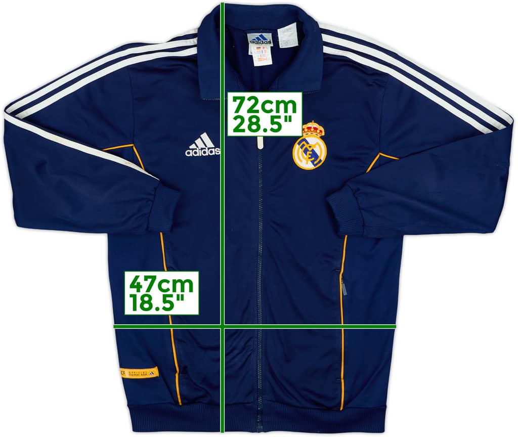 1999-00 Real Madrid adidas Track Jacket - 8/10 - (XL.Boys)