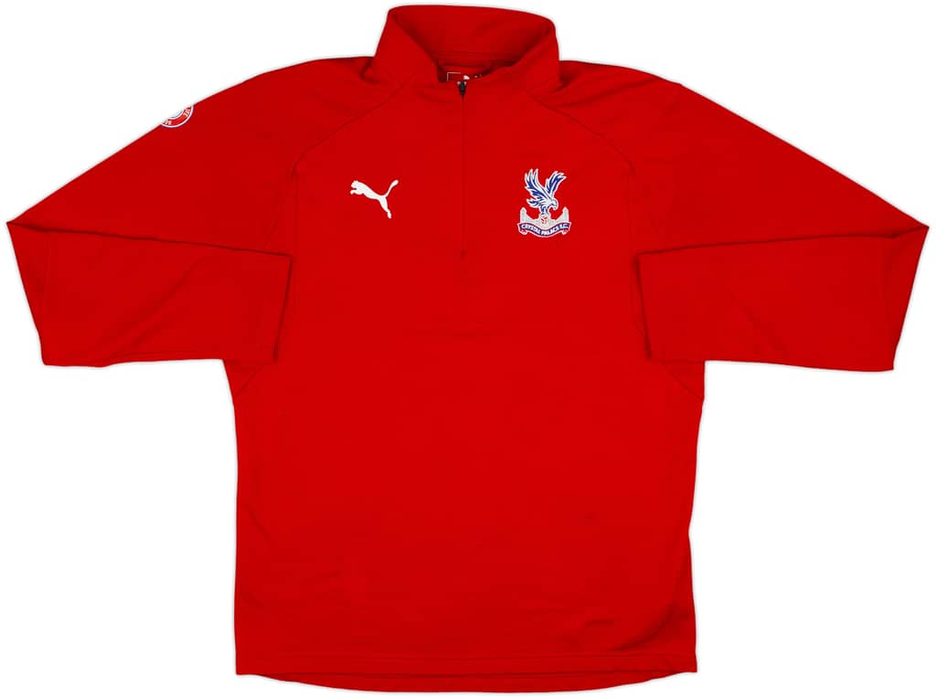 2017-18 Crystal Palace Foundation Puma 1/4 Zip Drill Top - 8/10 - (L)