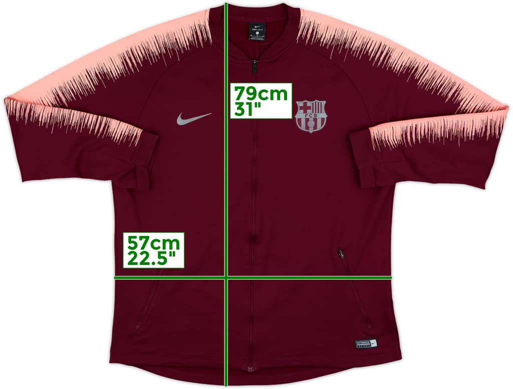 2018-19 Barcelona Nike Track Jacket - 8/10 - (XL)