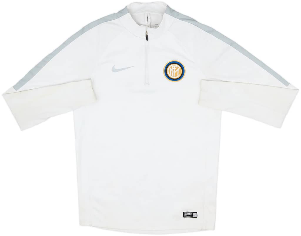 2016-17 Inter Milan Nike 1/4 Zip Training Top - 6/10 - (S)