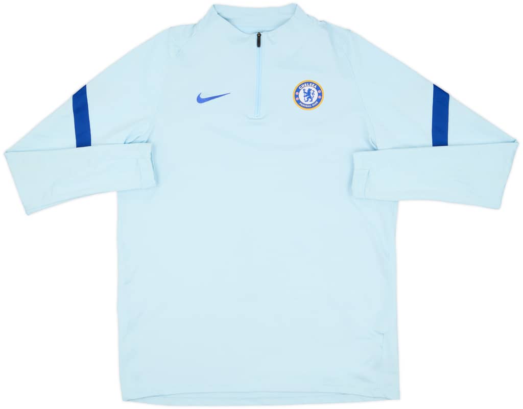 2020-21 Chelsea Nike 1/4 Zip Training Top - 7/10 - (L)