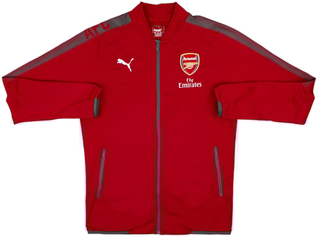 2017-18 Arsenal Puma Track Jacket - 8/10 - (L)