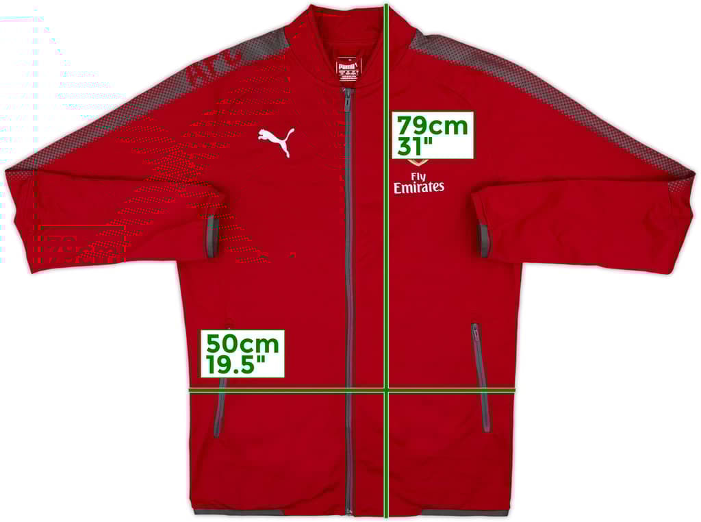 2017-18 Arsenal Puma Track Jacket - 8/10 - (L)