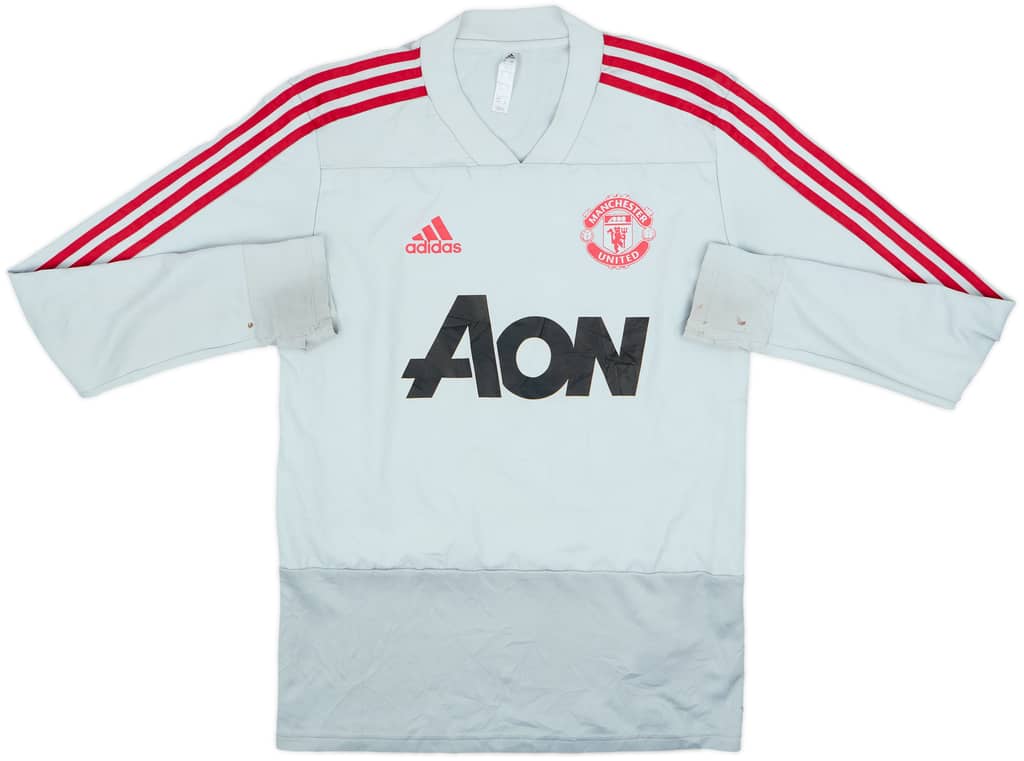 2018-19 Manchester United adidas Sweat Top - 5/10 - (S)