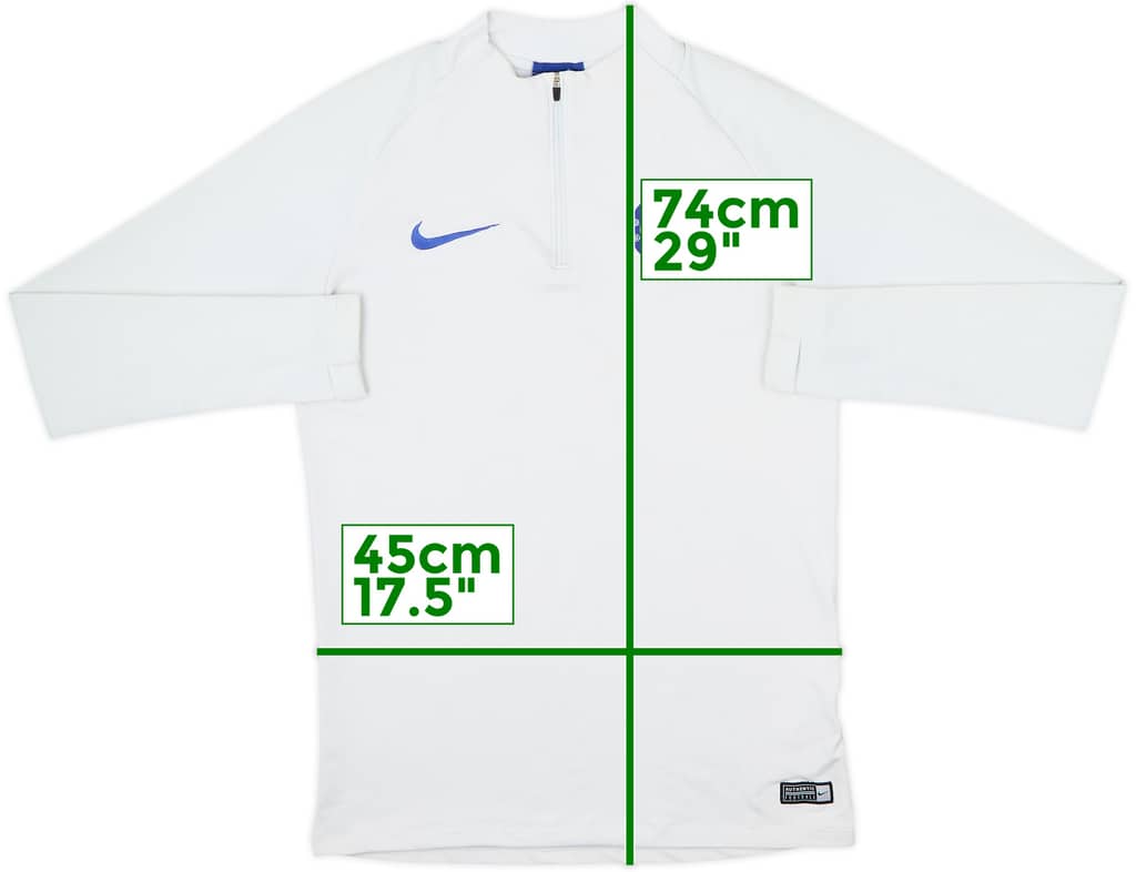 2019-20 Chelsea Nike 1/4 Zip Drill Top - 4/10 - (S)