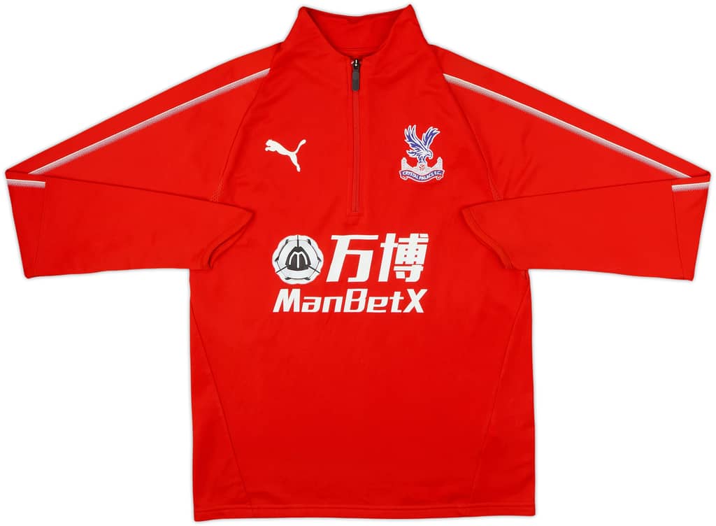 2018-19 Crystal Palace Puma 1/4 Zip Drill Top - 7/10 - (S)