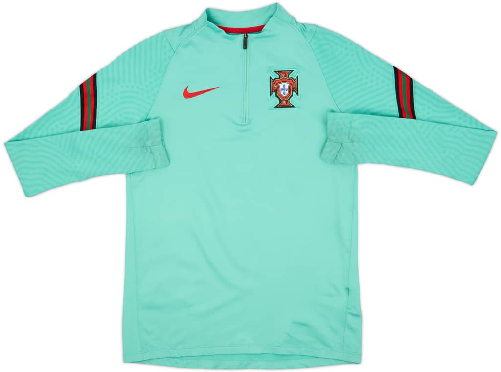 2020-21 Portugal Nike 1/4 Zip Training Top - 7/10 - (L.Boys)