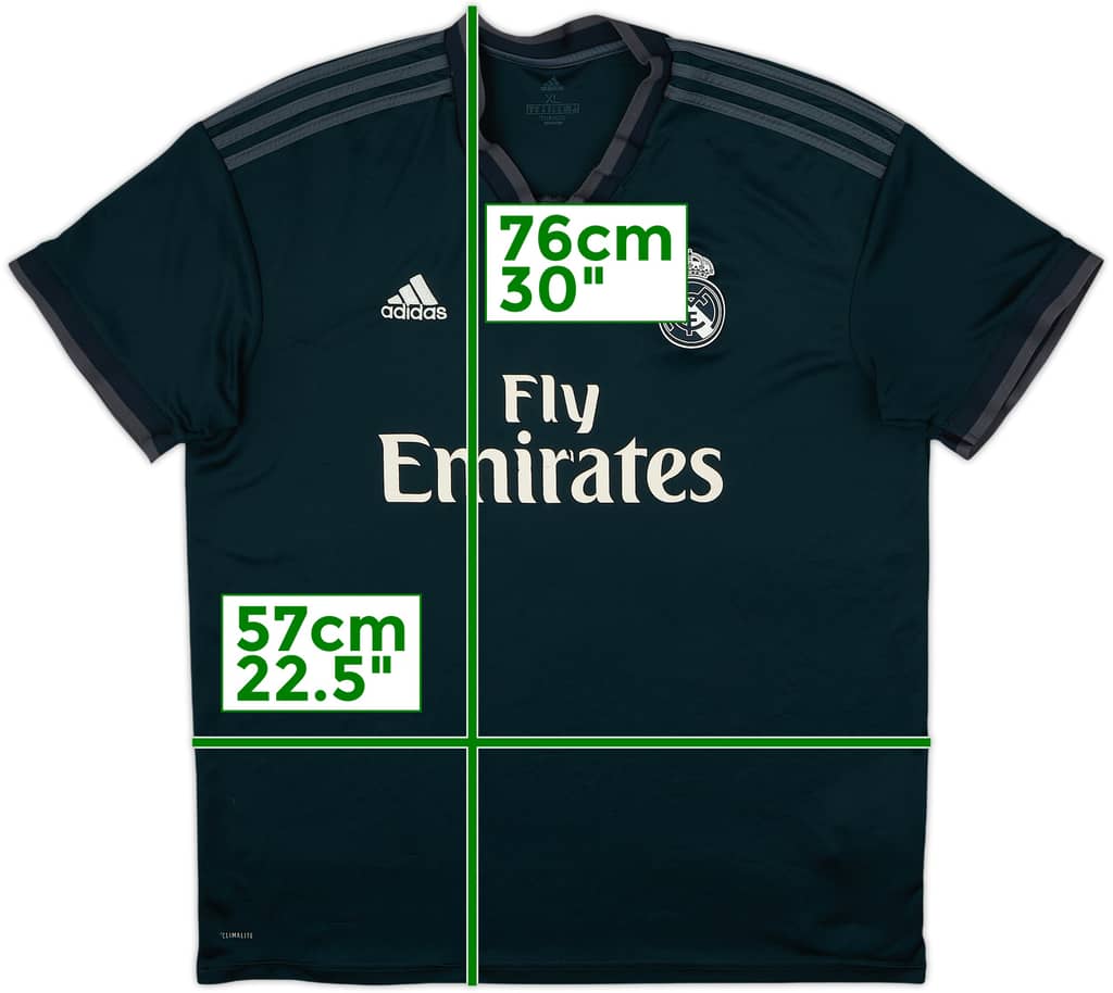 2018-19 Real Madrid Away Shirt - 5/10 - (XL)