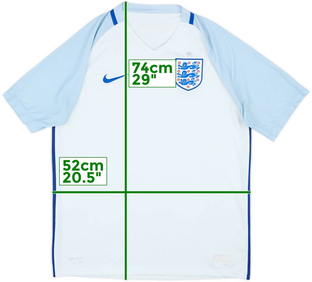 2016-17 England Home Shirt - 5/10 - (L)