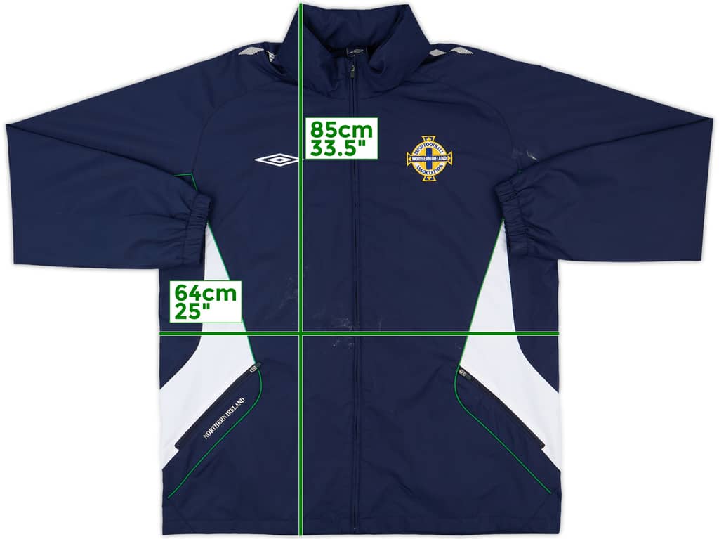 2007-09 Northern Ireland Umbro Hooded Rain Jacket - 7/10 - (XL)