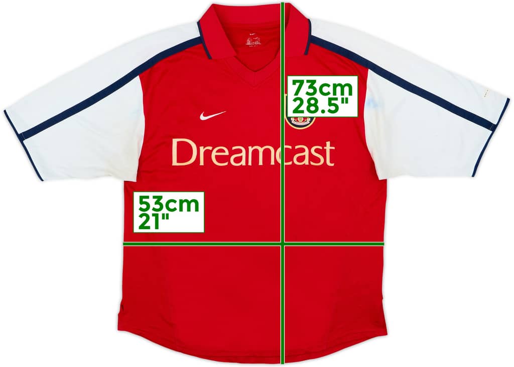 2000-02 Arsenal Home Shirt - 4/10 - (M)