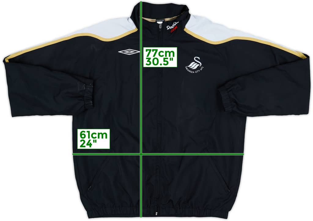2008-09 Swansea City Umbro Track Jacket - 7/10 - (XL)