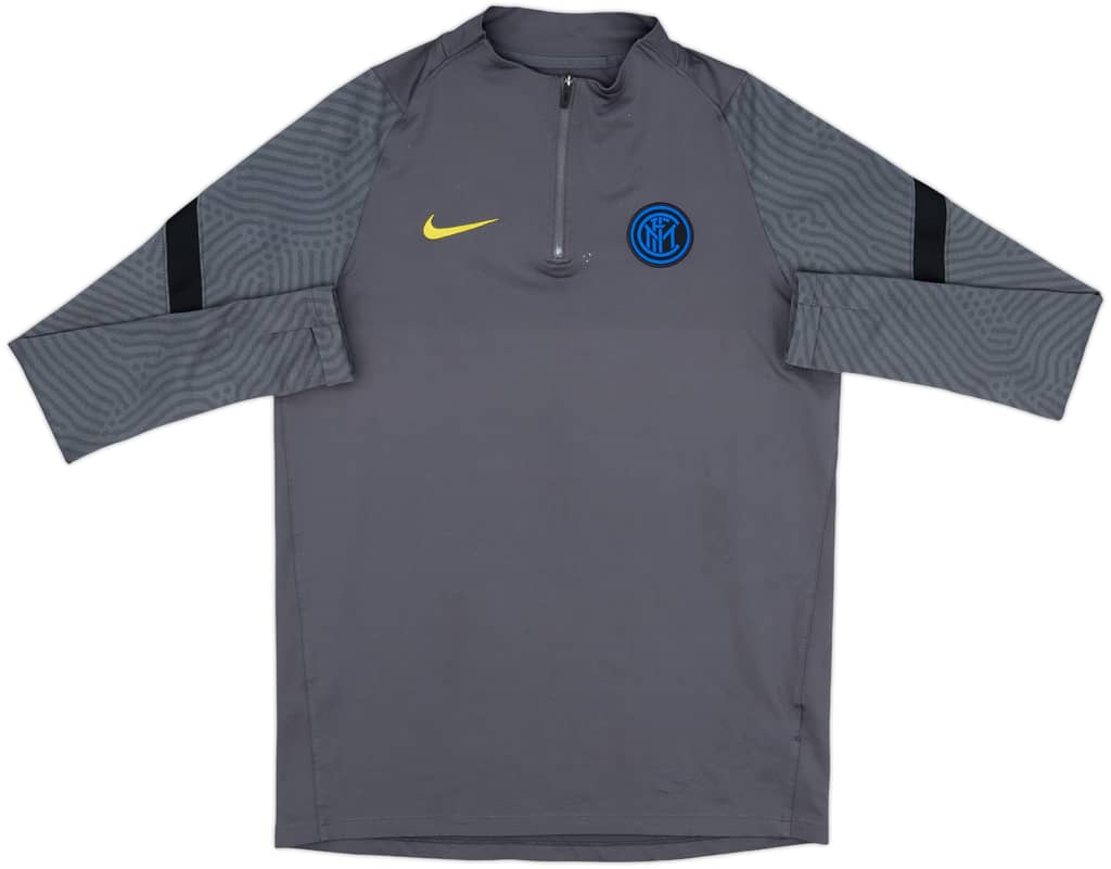 2020-21 Inter Milan Nike 1/4 Zip Training Top - 7/10 - (M)