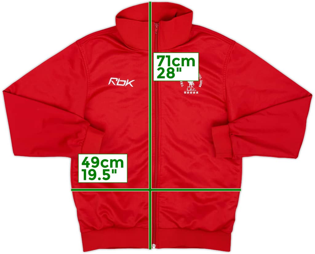 2005 Liverpool Reebok The Final Istanbul Track Jacket - 9/10 - (XS)