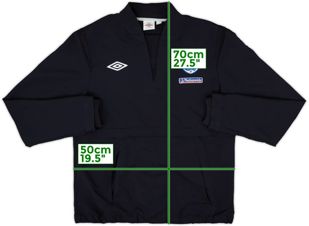 2010-11 England Umbro Drill Top - 8/10 - (M)