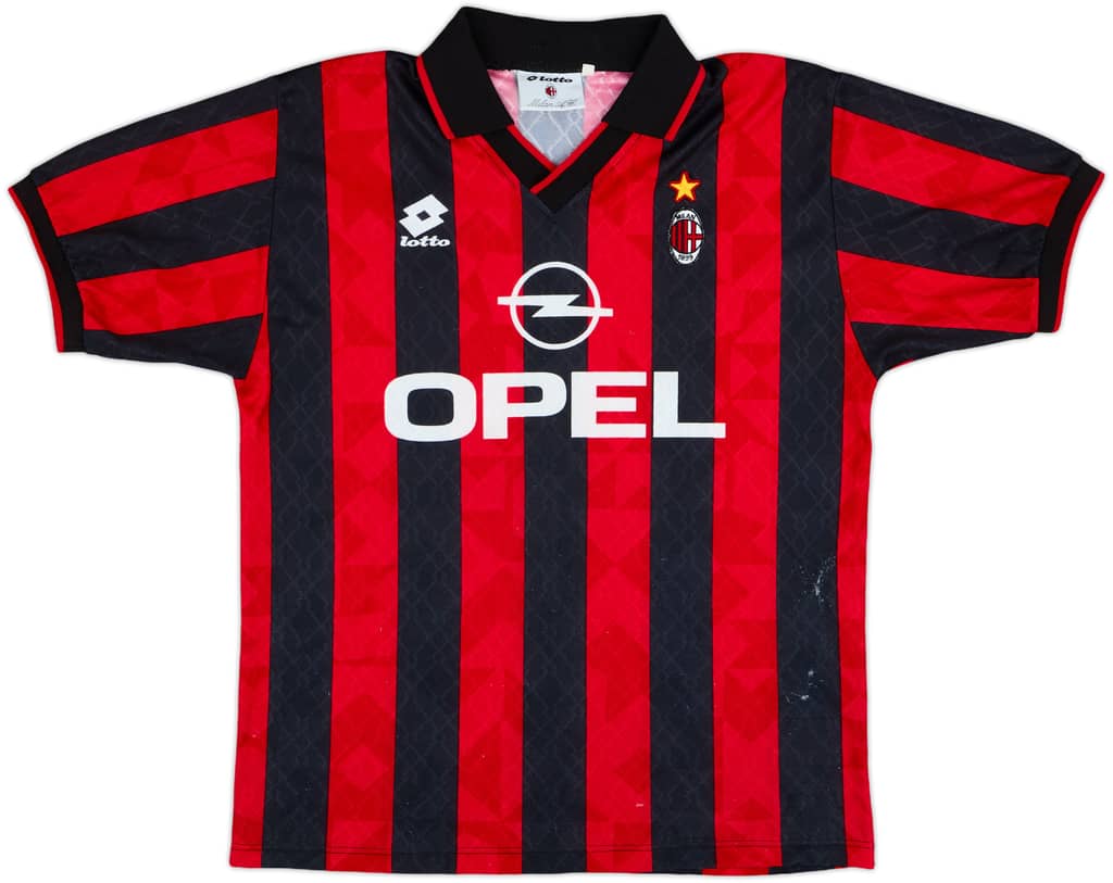 1994-95 AC Milan Home Shirt - 6/10 - (M)