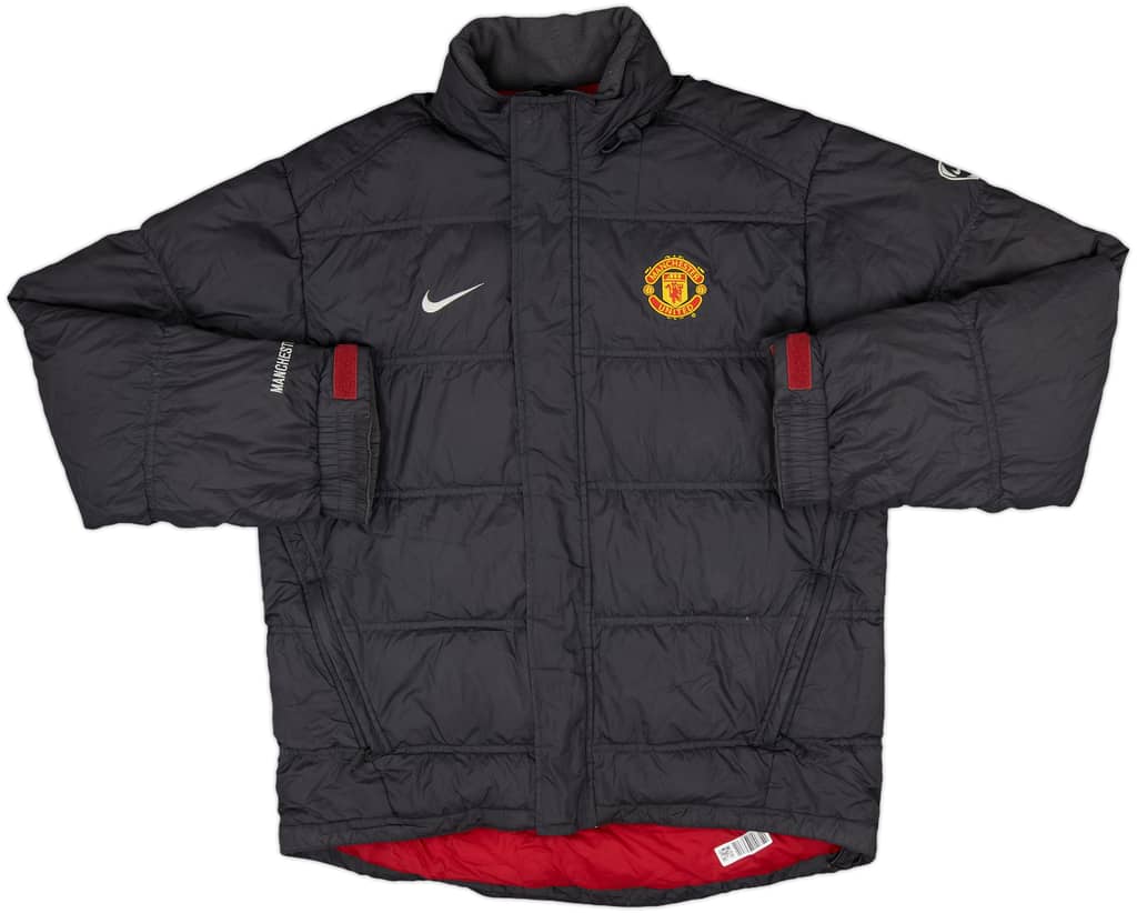 2008-09 Manchester United Padded Bench Coat - 8/10 - (M)