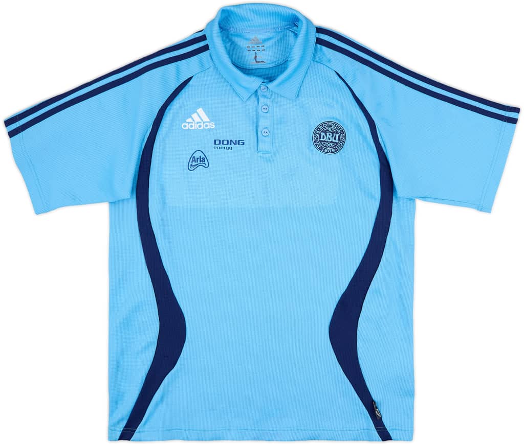 2005-06 Denmark adidas Polo Shirt - 6/10 - (L/XL)
