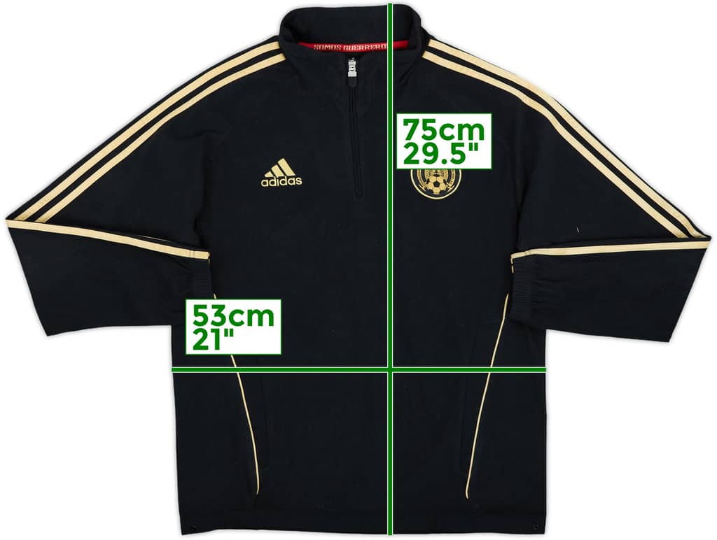 2010-12 Mexico adidas 1/4 Zip Fleece Top - 10/10 - (M/L)