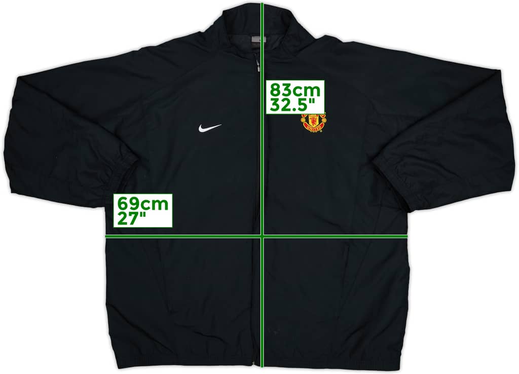 2006-07 Manchester United Nike Track Jacket - 8/10 - (XL)