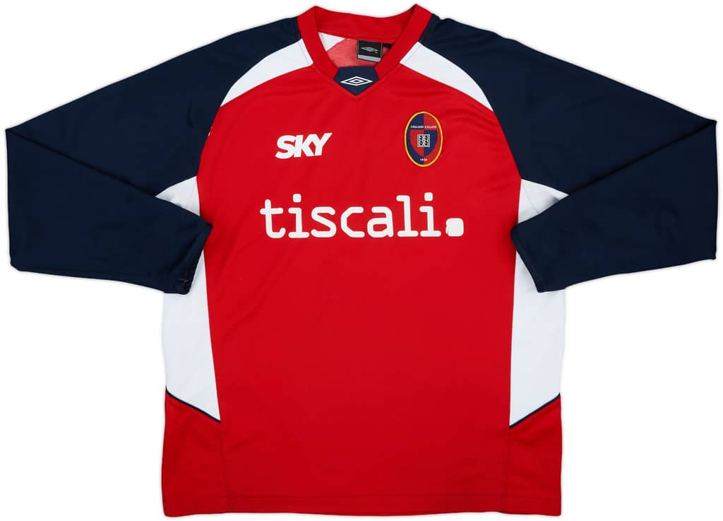 2007-08 Cagliari Umbro Training L/S Shirt - 7/10 - (XL)