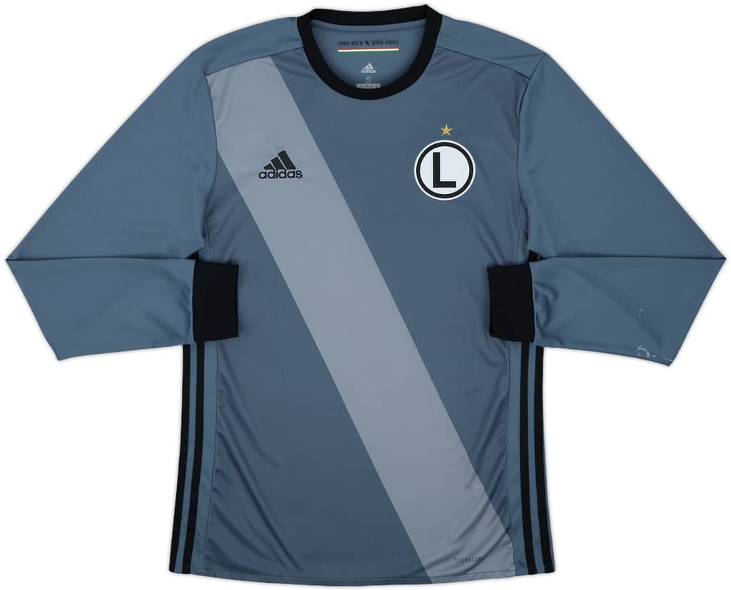 2017-18 Legia Warsaw Away L/S Shirt - 7/10 - (S)