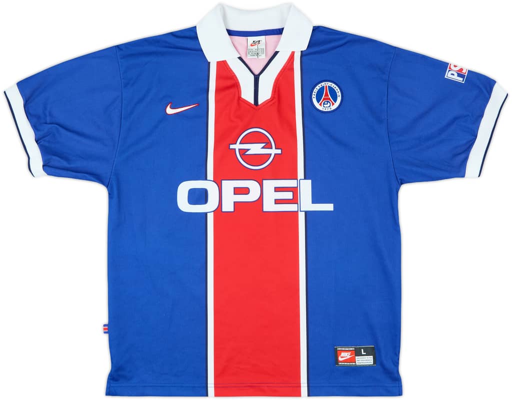 1997-98 Paris Saint-Germain Home Shirt - 8/10 - (L)