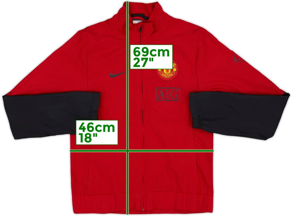 2009-10 Manchester United Nike Track Jacket - 7/10 - (S)